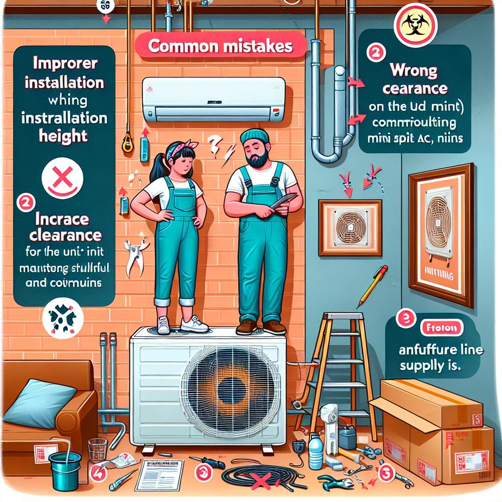 Common Mistakes to Avoid ​When‍ Mounting Mini Split ​Units