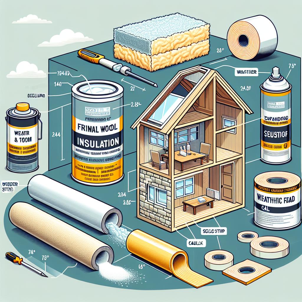 Essential ‍Materials for Effective ​Insulation and Sealing