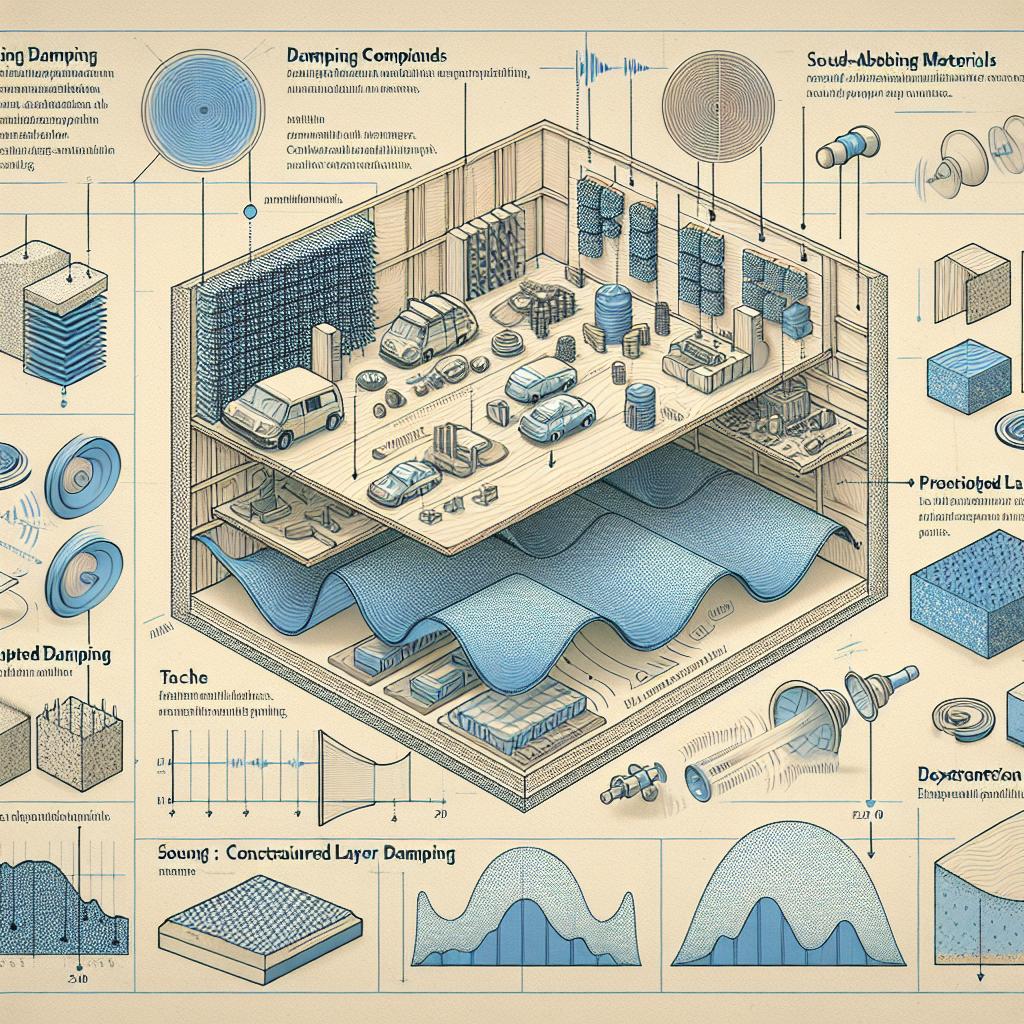 Materials and Techniques ⁤to Dampen ​Noise and ⁢Vibration