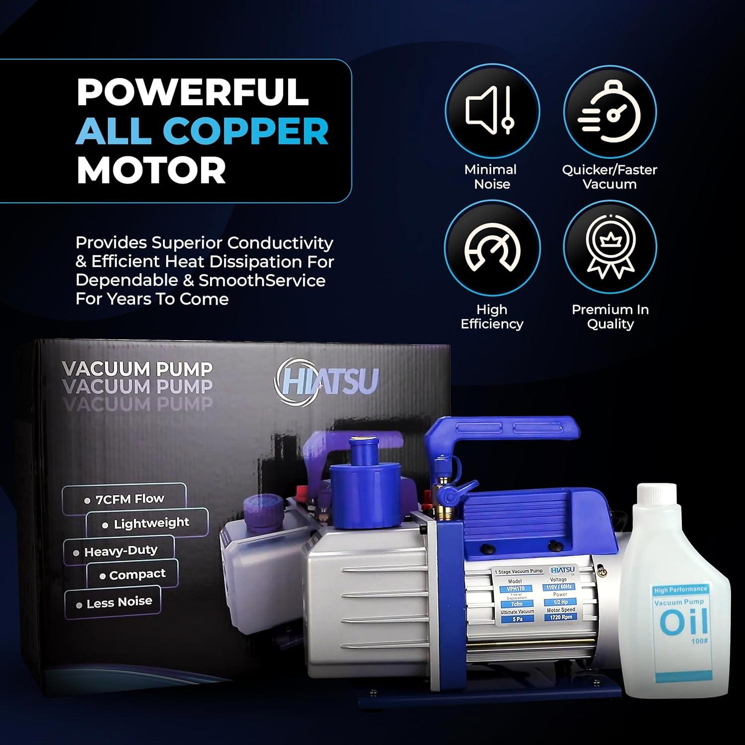 Hiatsu 7 CFM Vacuum Pump Review: Should We Buy?