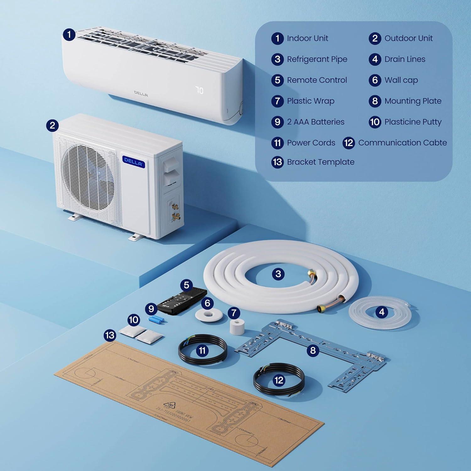 DELLA 12000 ‍BTU Mini split Review:​ Worth⁤ It for Us?