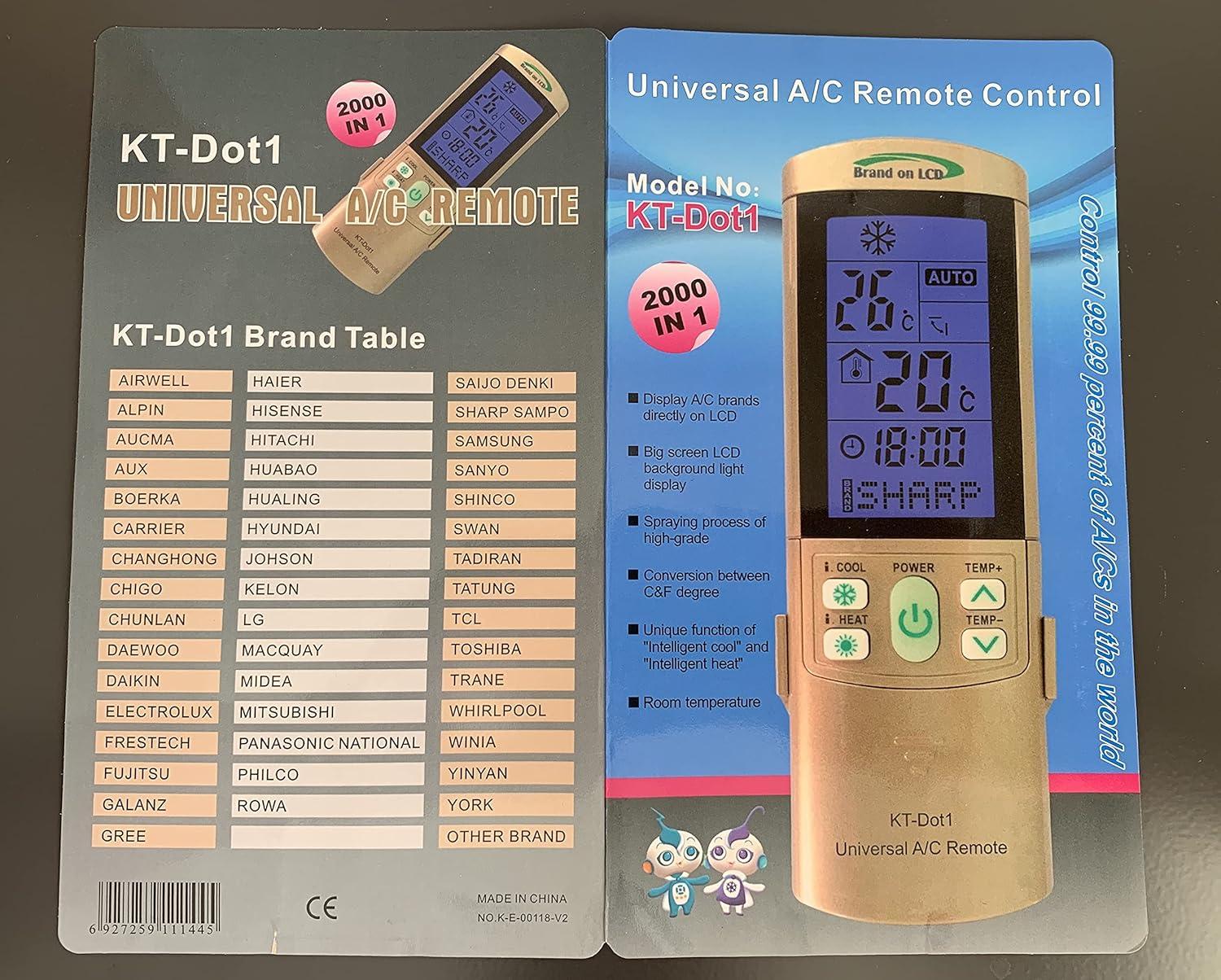 KT-DOT Universal Mini Split Remote Review: Worth It?