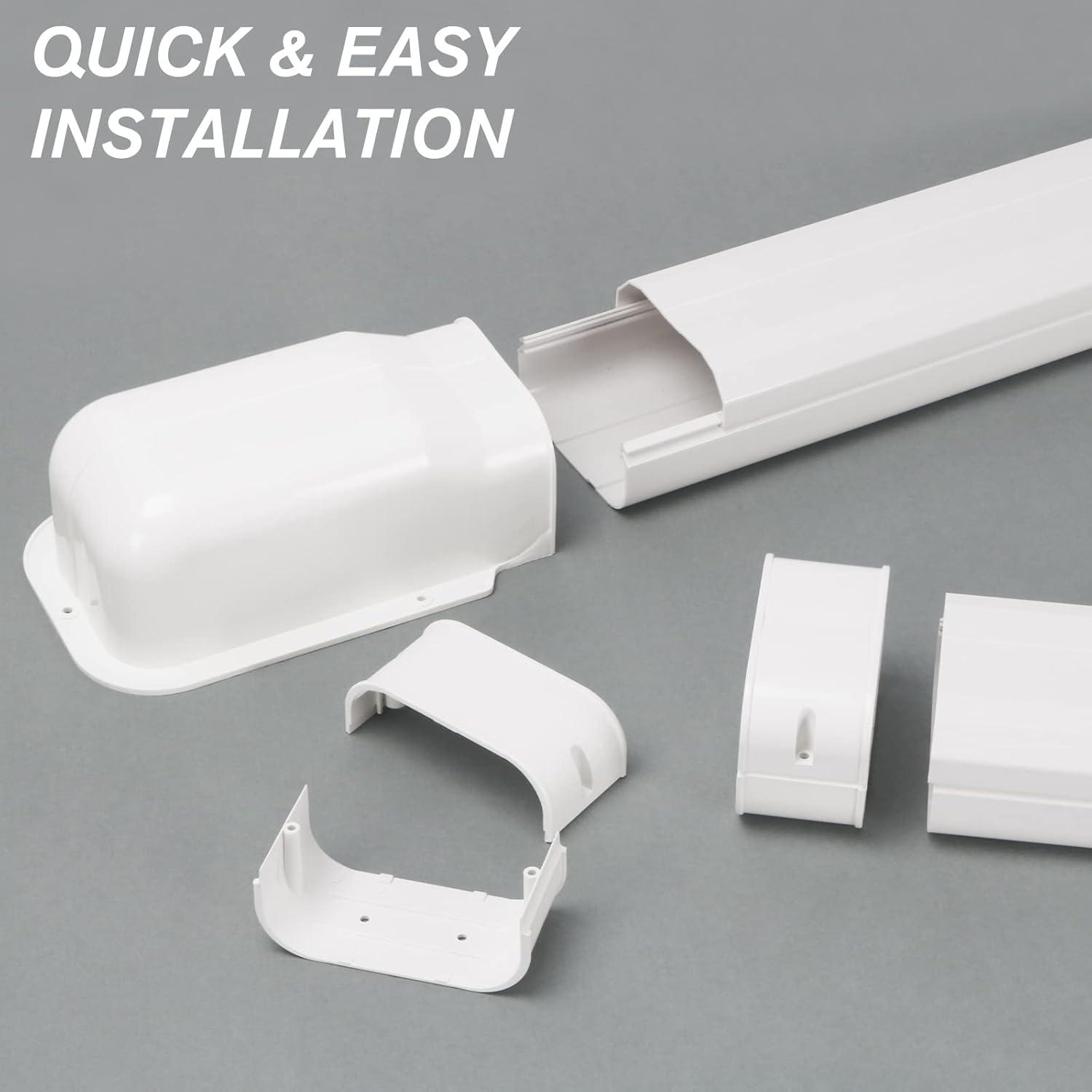 BEWAVE 4” mini Split Line Set Cover Review: Buy?
