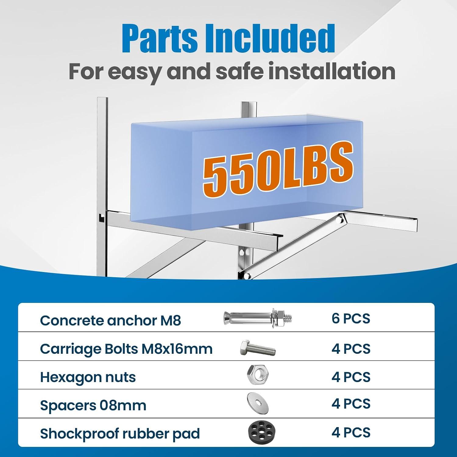 WISSCOOL Mini Split Wall Bracket Review: Buy It?