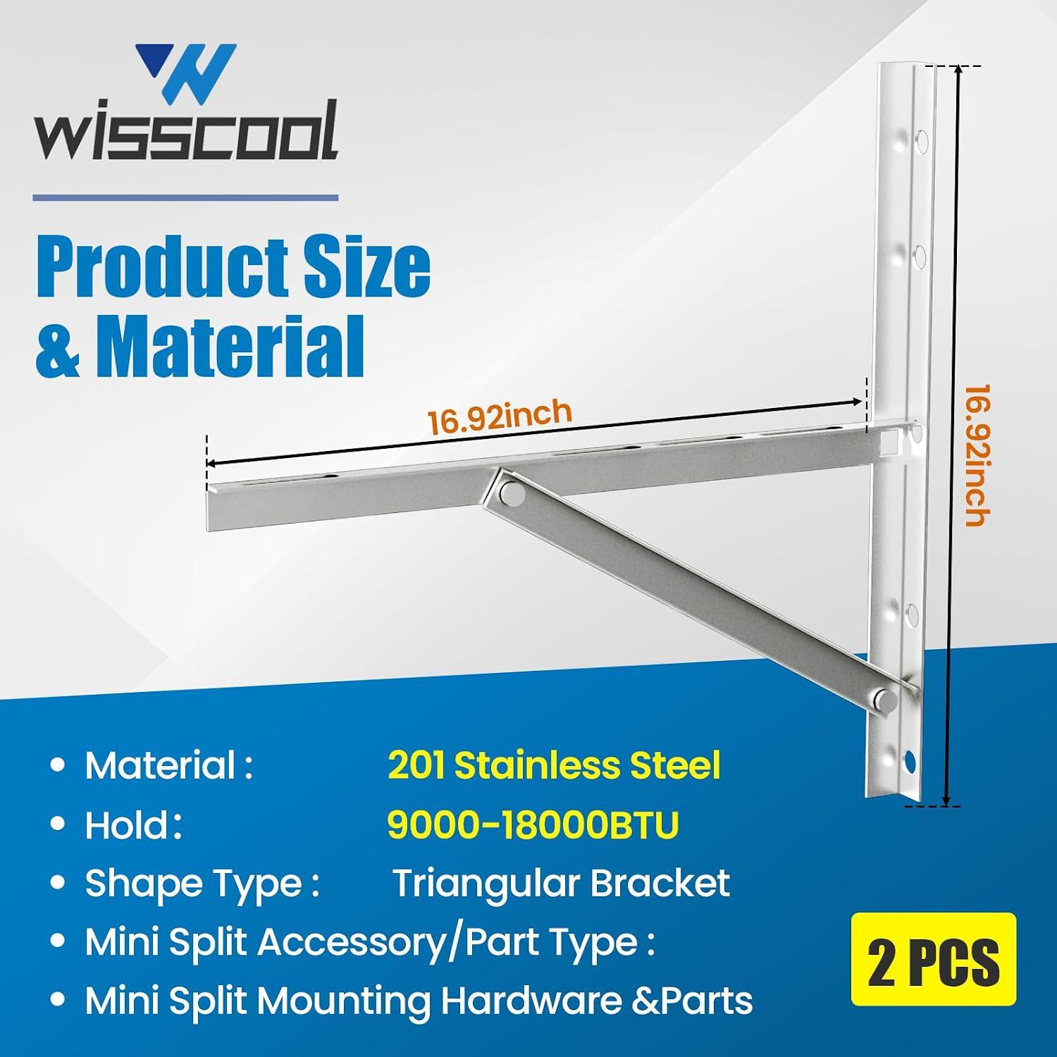 WISSCOOL Mini Split Wall Bracket Review: Buy It?