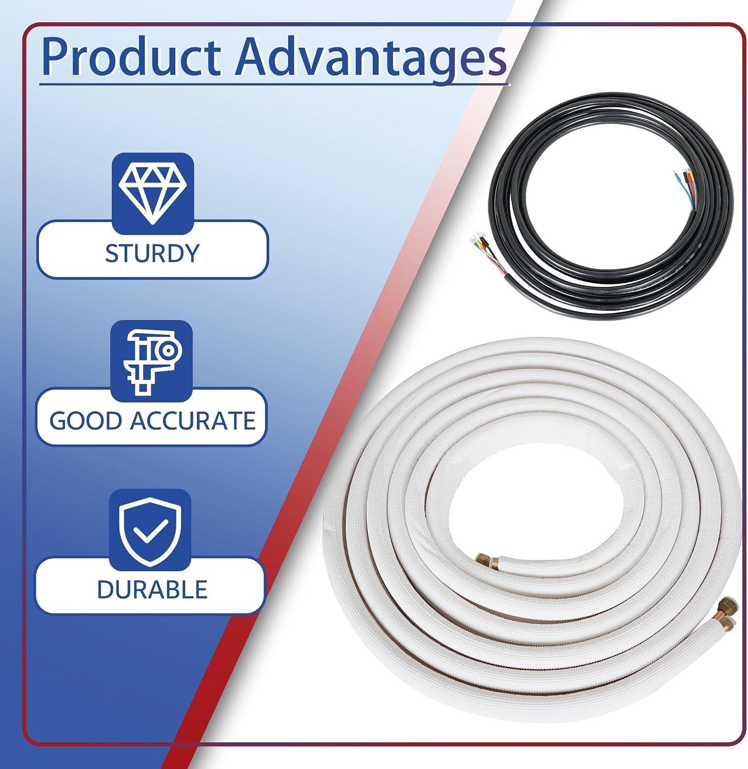 25FT 1/4 & 3/8 Air Conditioning Hose Review: Buy?