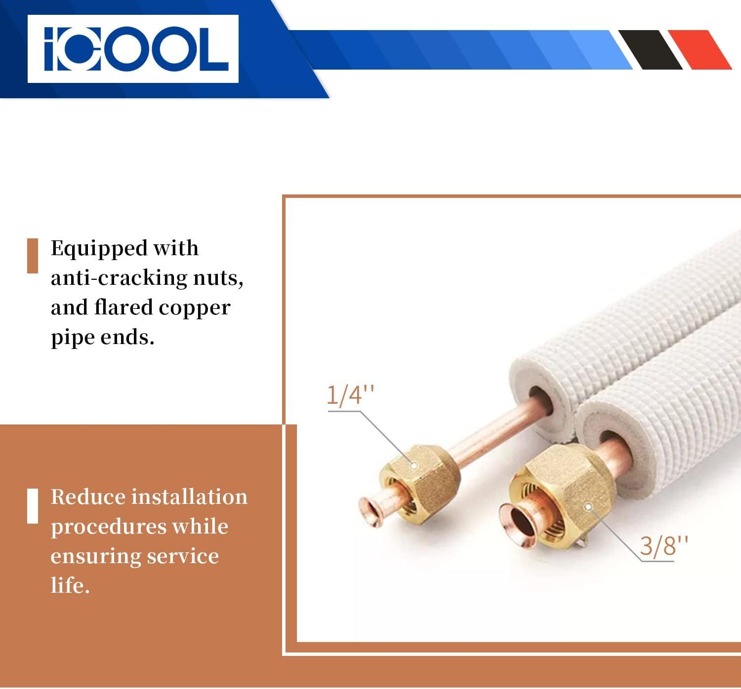 ICOOL 25 Ft Mini Split line Set review: Buy It?