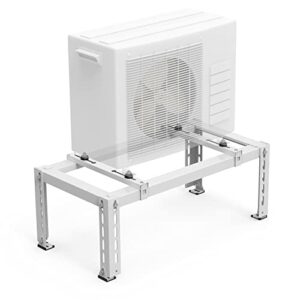 Memrita Mini Split Ground Stand for Air Conditioners Heat Pump System,Air Conditioner Bracket for Outdoor AC Unit,Heavy Duty Condenser Stand Base for 9,000-24,000 BTU