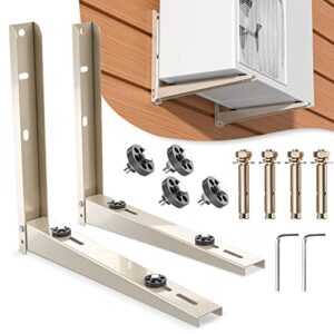 Plusluck Mini Split Wall Mounting Bracket, for 18000-24000 BTU, Support up to 480 lbs, Mini Split Bracket Outdoor, Air Conditioner Universal and Heat Pump Systems