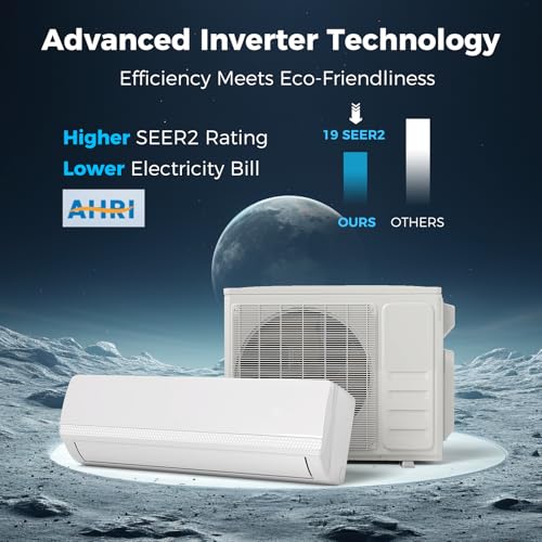 36K BTU 4 Zone Mini Split AC Heater Inverter WiFi Alexa Smart Home SEER2 208V - Image 5