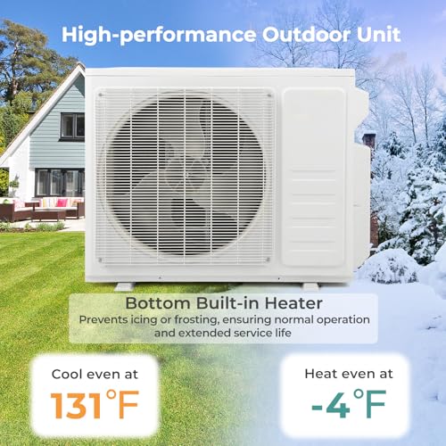 High-Efficiency 36K BTU Mini Split AC: Dual Zone, WiFi, Alexa Compatible, 3000 sq ft - Image 5