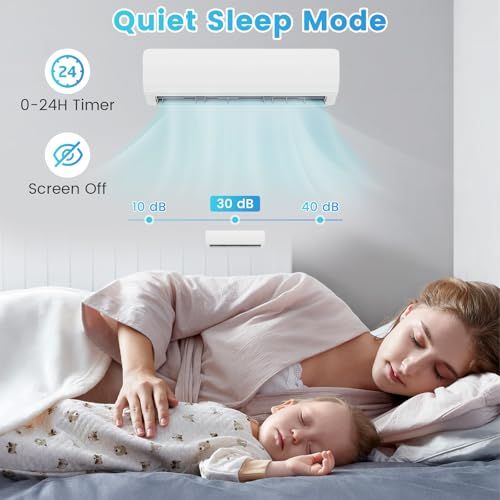 High-Efficiency 36000 BTU 3 Zone Mini Split AC/Heat Pump - Wifi, Alexa, 19 SEER2 - Image 9