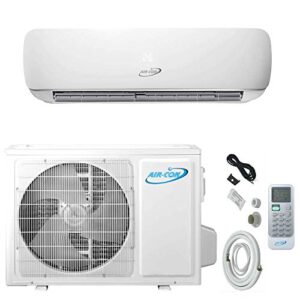 9000 BTU Mini Split Air Conditioner - Ductless AC/Heating System - 3/4 Ton Pre-Charged Inverter Heat Pump - 28 SEER - 15' Lineset & Wiring…