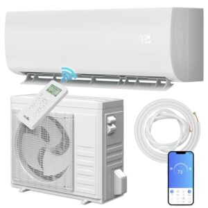 Athena Collection Mini Split Air Conditioner and Heater with Filters, 36000 BTU, 208/230V, 19 SEER2 AC Unit with WIFI App Control, Cools Up to 2500 Sq.Ft, Energy Efficient & Installation Kit