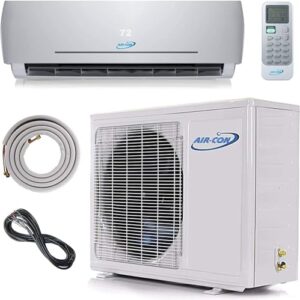 18000 BTU Mini Split Ductless Air Conditioner – 22 SEER - 15’ Lineset & Wiring - 100% Ready to Install - Pre-Charged Inverter Compressor – 1.5 Ton Heat Pump AC/Heating System - USA Parts and Support