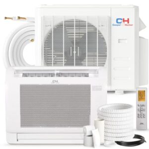 Cooper & Hunter Floor Mounted Console Ductless Mini Split ac/heating system 12,000 BTU, 230V Set Including Installation Kit