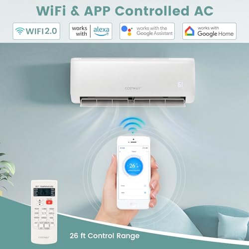 ARLIME Mini Split AC/Heating System, 24000 BTU 21 SEER2 Energy Saving Split Air Conditioner w/ 1.5 Ton Heat Pump & Installation Kit, Washable Filter, Ductless AC Unit Cools Up to 1500 Sq.ft, 230V - Image 4