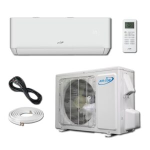 Air-Con Blue Series 4 Mini-Split A/C with 9000 BTU, Inverter Technology, Remote Control & Included Components