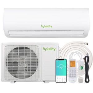 Wifi Enabled 18,000 BTU Mini Split Air Conditioner & Heater, 19 SEER2 230V Split AC Unit Ductless Inverter System with Heat Pump, Installation Kits - Cools Rooms up to 1250 Sq.Ft