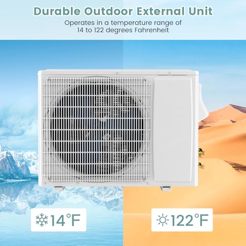 RELAX4LIFE 24K BTU Ductless Mini AC/Heat Pump - Alexa, 1500 Sq Ft - Image 7
