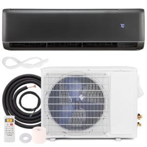 KOTEK 18000 BTU Mini Split AC/Heating System, 21 SEER2 Split-System Air Conditioner & Heater with Inverter Compressor, Cools Rooms up to 1250 Sq.Ft, 208-230V, Wall Mounted Installation Kit Included