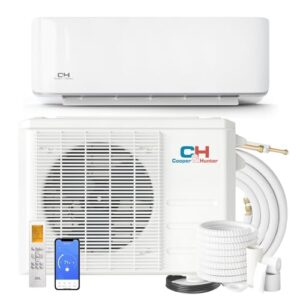 Cooper & Hunter 12,000 BTU, 115V Mini Split AC/Heating system Sophia Series 21.5 SEER with 16ft Installation Kit