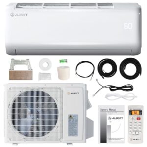 Albott 12000 BTU Ductless Mini Split Air Conditioner and Heat Pump, SEER2 18.5, 220V Inverter AC, Cools up to 750 Sq. Ft, Energy Efficient, Self-Cleaning, Including Remote