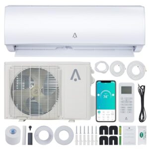 ACONEE PC0N 19 SEER Inverter 10000 Smart Mini Split AC/Heating System, 9000 BTU, White