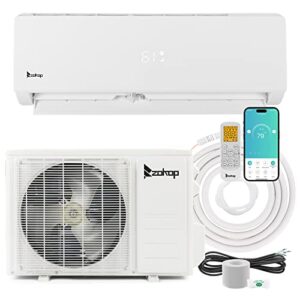 Winado 12,000 BTU Mini Split Air Conditioner Inverter, 21 SEER 230V Energy Saving Split-System AC w/Pre-Charged Condenser, Heat Pump, WIFI Remote Control, Installation Kit, Cools Up to 750 Sq. Ft.