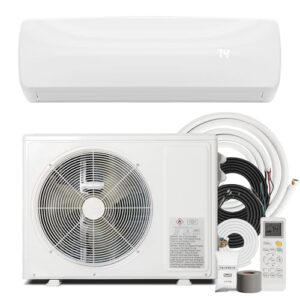 Nexaro 18000BTU Mini Split Air Conditioner Heat Pump, 19 SEER2 Inverter Compressor AC Unit Cools Rooms up to 1250 Sq. Ft, 230V Ductless Split AC with Pre-Charged Condenser & Installation Kit