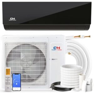 Cooper & Hunter 12,000 BTU 115V Single Zone Wall Mount Ductless Mini Split Air Conditioner & Heat Pump – 22.7 SEER – 16FT Installation Kit – R-410A Refrigerant Pre-Charged – Inverter – Black