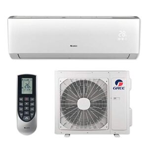 Gree 12,000 BTU 25 SEER VIREOGEN3 Wall Mount Ductless Mini Split Air Conditioner Heat Pump 208/230V - Built-in Wi-Fi