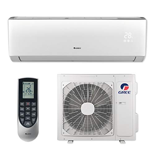 Gree 12,000 BTU 25 SEER VIREOGEN3 Wall Mount Ductless Mini Split Air Conditioner Heat Pump 208/230V - Built-in Wi-Fi