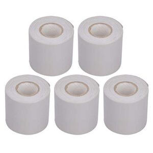 TOPINCN 5pcs Air Conditioner Pipe Tape, Pipe Wrap Tape PVC Tube Protective Tape Portable Wrapping Tapes Insulation Tape for AC Air Conditioner Sealing 6cm/2.4in Width (Grey)