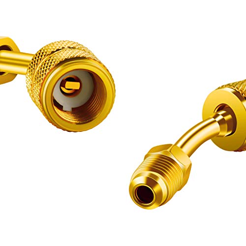 R410a Mini Split AC Charging Adapter | 5/16" Female to 1/4" Male Flare | HVAC Tool - Image 5