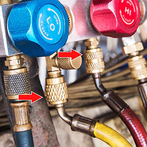 R410a Mini Split AC Charging Adapter | 5/16" Female to 1/4" Male Flare | HVAC Tool - Image 7