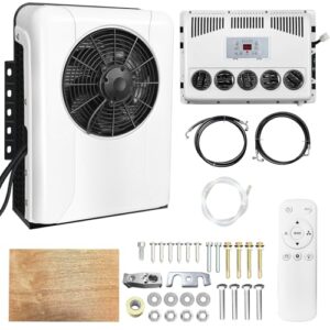DC 12V AC unit RV air conditioner,Mini split Universal Electric RV Truck Air Conditioner,Fit for camping Vehicles, semi trcuk pickups buses cars van fast cooling AC unit