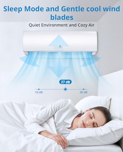 High-Efficiency Mini Split AC/Heat 9000 BTU Inverter Ductless Air Conditioner WiFi - Image 9