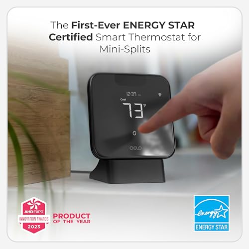 Breez Max | ENERGY STAR CERTIFIED Smart AC Controller | WiFi Thermostat for Mini-Split, Window, Portable ACs/Heat Pumps | AI-Based Tech | Free App, No Subscriptions | Alexa, Google, IFTTT etc. (Black) - Image 2