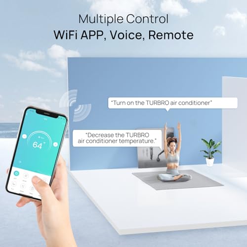 TURBRO 5 Zone Mini Split AC/Heat 42000 BTU Inverter WiFi 22 SEER2 Ductless System - Image 6