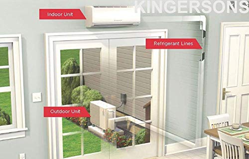 Mitsubishi Dual Zone Mini Split AC 20000 BTU Ductless Heat Pump SEER 20 - Image 3