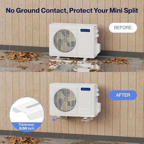 Heavy-Duty Adjustable Mini Split Wall Mount Bracket 6K-12K BTU 350-lb - Image 7