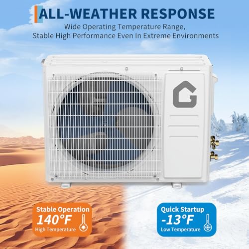Air Conditioner, 24000 BTU Ductless Mini Split AC, Heating System, 19 SEER2, 208-230V, Cools, Heats 1500 Sq.Ft, Smart WiFi, Voice Control, Ultra Quiet 41 dB - Image 3