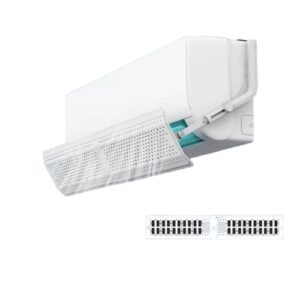 DDongdongqiang Adjustable AC Air Flow Deflector, Air Conditioner Deflector, Mini Split Vent Deflector, Anti-Direct Blowing Shield for Wall-Mounted Air Conditioners