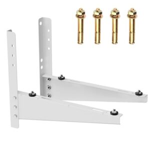 IKORES Outdoor Mini Split Wall Mounting Bracket for 9,000-18,000 BTU Air Conditioner, Heavy Duty AC Support for Outside, Mini Split Mounting Bracket Holds Up to 330lbs