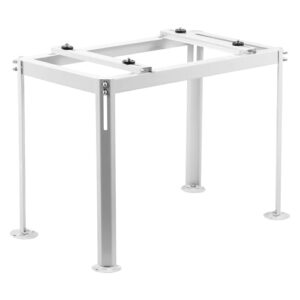 VEVOR Mini Split Ground Stand, Adjustable Anti-Vibration Mini Split Stand for 9000-18000 BTU Ductless Air Conditioner Heat Pump, Heavy Duty AC Base Bracket Floor Mount w/ 441LBS Max. Load Capacity