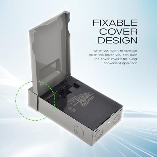60 Amp Outdoor AC Disconnect Box 120/240V Pull-Out Waterproof UL - Image 5