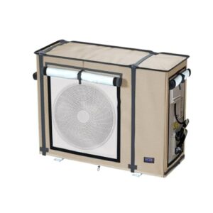 NGB Mini Split Cover for Air Conditioner Outdoor Unit,38.2 "L x17 "W x32.7"H for Ductless Air Conditioning Protected Operation Universal for Mini Split Condenser HVAC Units All Seasons.