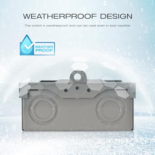 60 Amp Outdoor AC Disconnect Box 120/240V Pull-Out Waterproof UL - Image 4