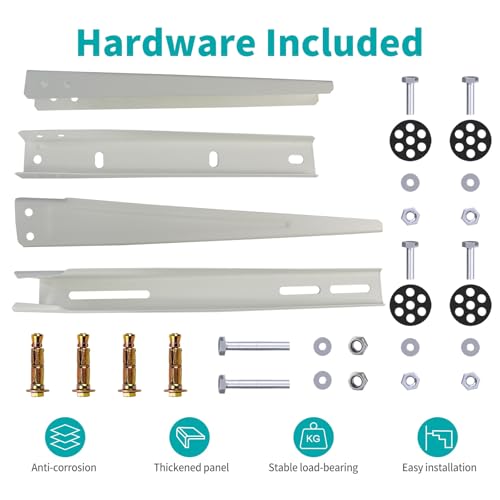 Mini Split Wall Mounting Bracket for 7000-18000 BTU Air Conditioner Heat Pump System Unit,Heavy Duty Foldable Mini Split Bracket - Image 6